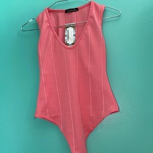 Pink bodysuit